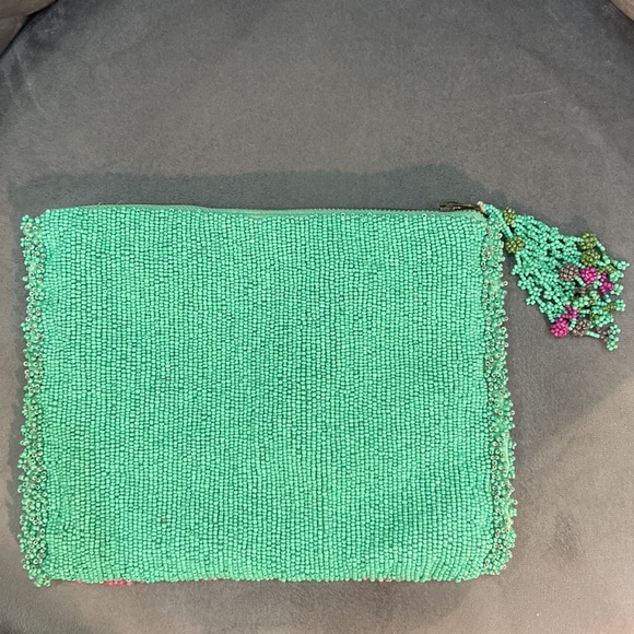 Anthropologie vibrant beaded clutch - Picture 5 of 6
